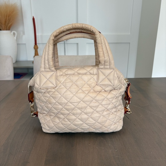MZ Wallace Beige Quilted Satchel - Picture 2 of 12